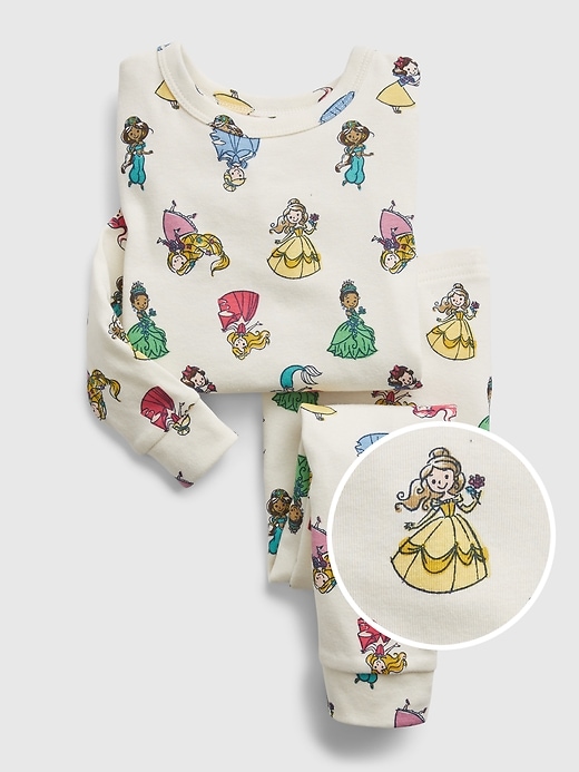 Image number 1 showing, babyGap &#124 Disney Princesses 100% Organic Cotton Print PJ Set