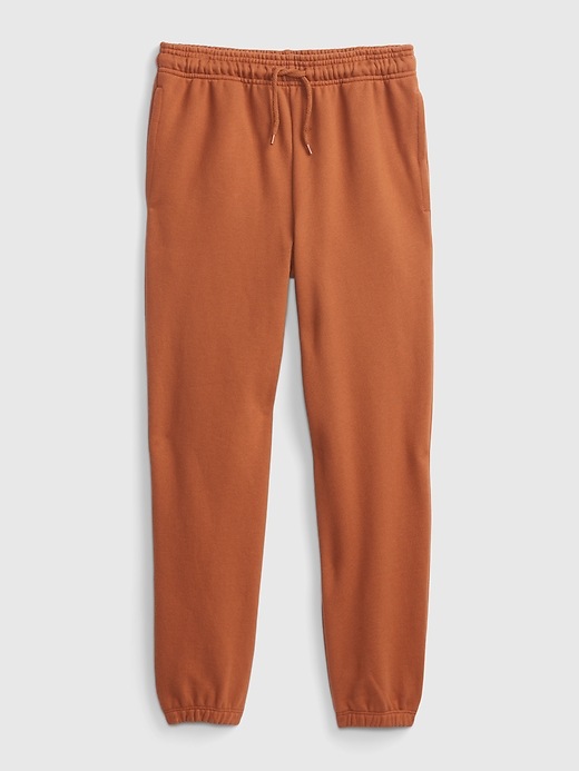 1 of 8 showing, with the color rusty orange of product Kids Gen Good Joggers