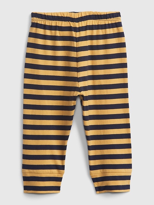 Image number 2 showing, Baby 100% Organic Cotton Mix and Match Stripe Pull-On Pants