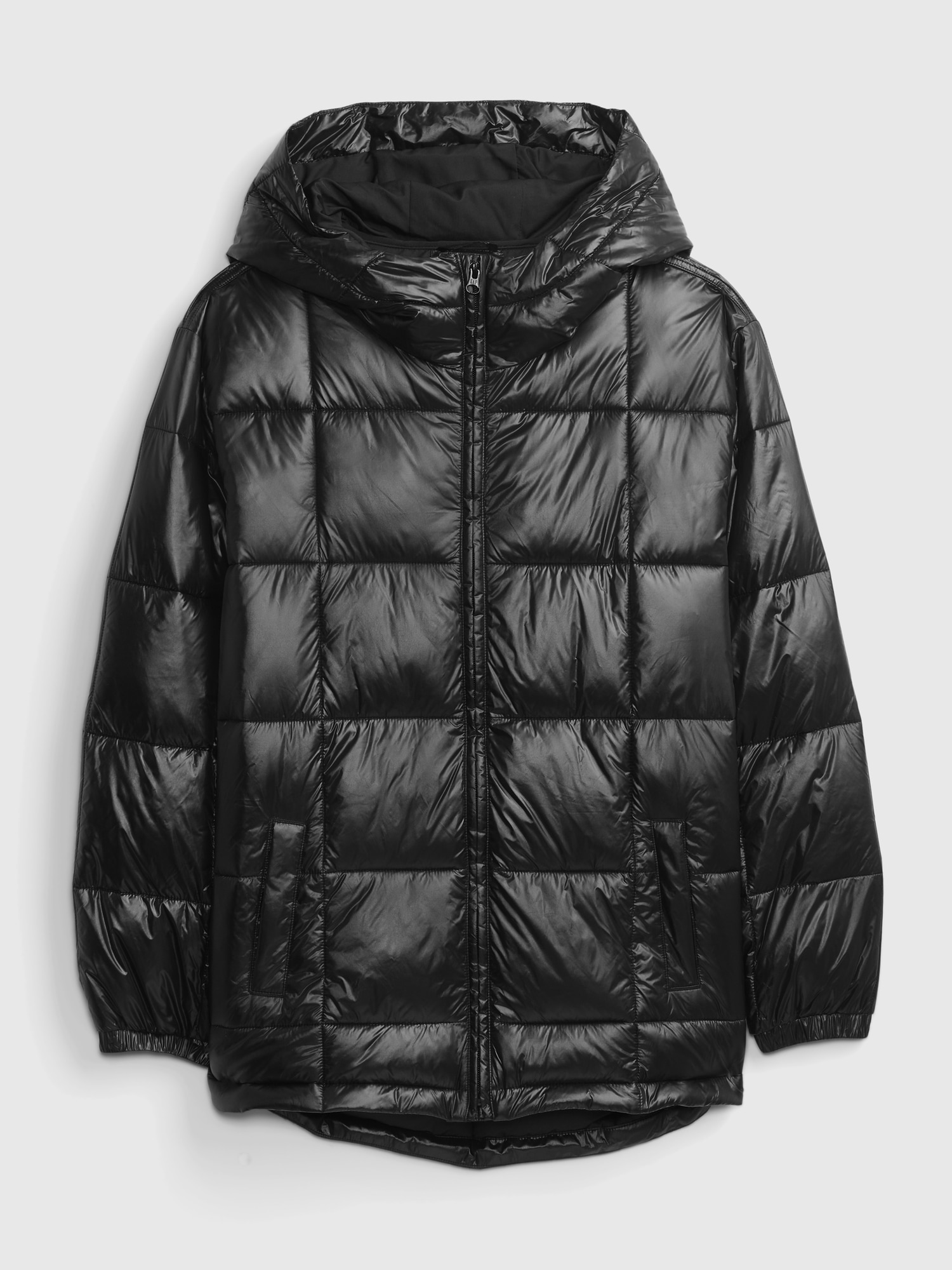 recycled nylon modern puffer jacket