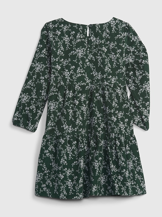 Image number 2 showing, Toddler Tiered Corduroy Dress