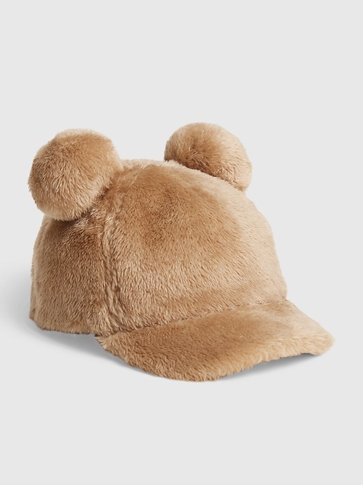 1 of 8 showing, with the color brannan brown of product Toddler Bear Baseball Hat