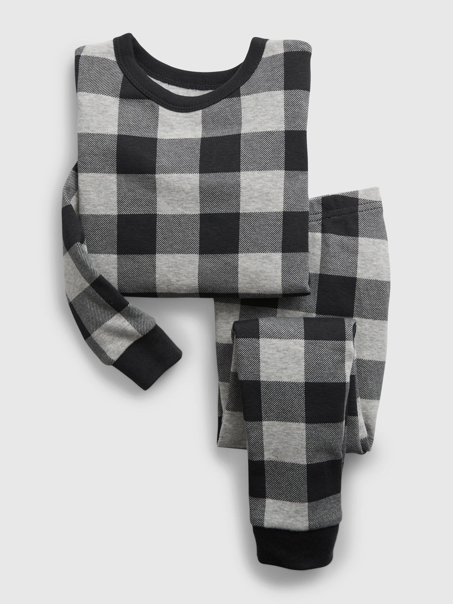 babyGap 100 Organic Cotton Buffalo Plaid Print PJ Set Gap