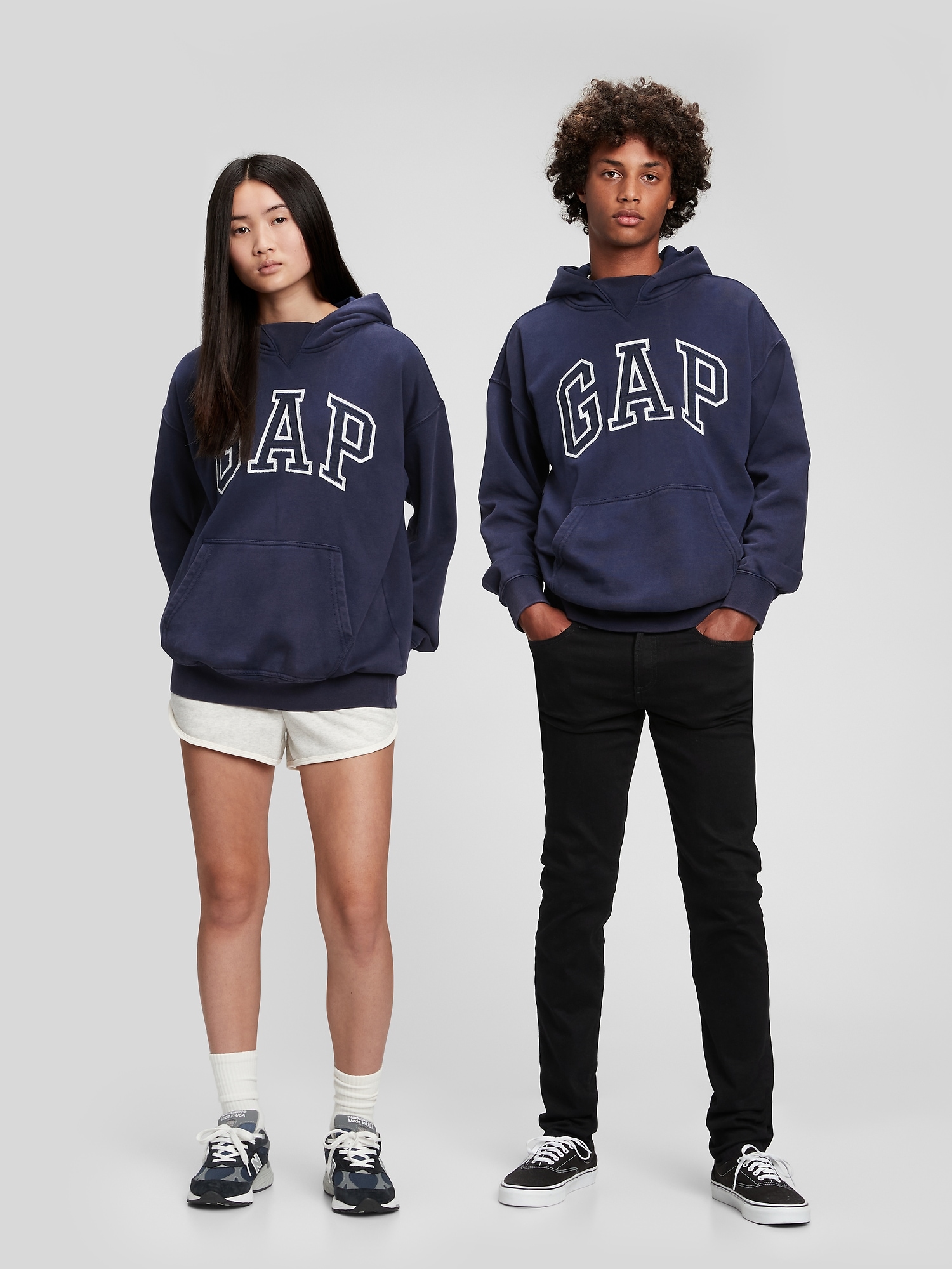 Gap Teen Gap Logo Hoodie blue. 1