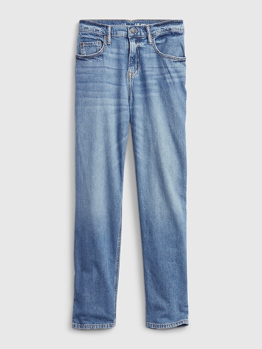 2 of 8 showing, with the color medium wash of product Teen Skinny Relaxed Taper Jeans with Washwell