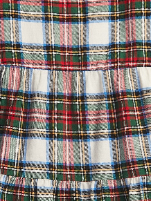 Image number 3 showing, Toddler Plaid Tiered Dress