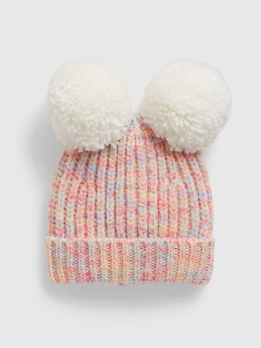 View large product image 1 of 1. Toddler Rainbow Beanie