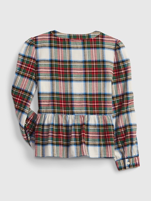 Image number 3 showing, Kids Plaid Top