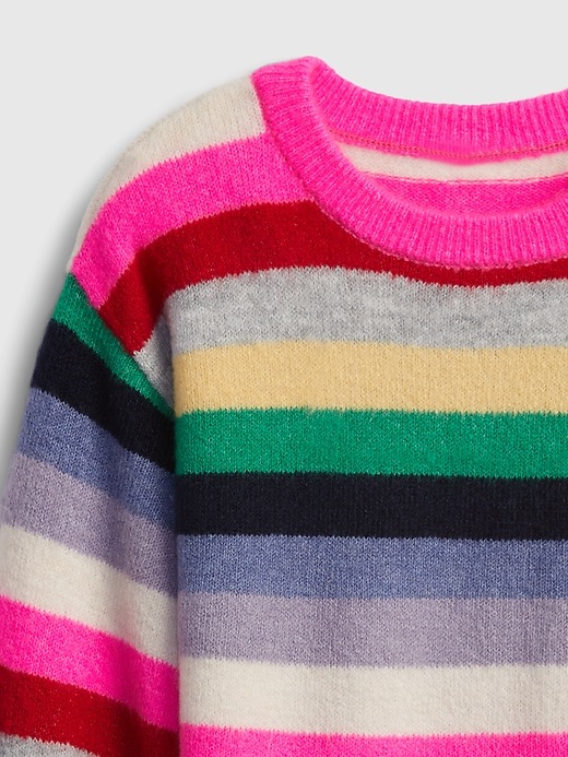 Image number 3 showing, Toddler Stripe Sweater Dress