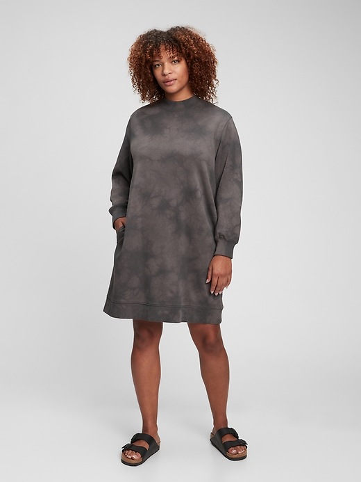 Image number 4 showing, Mockneck Sweatshirt Dress