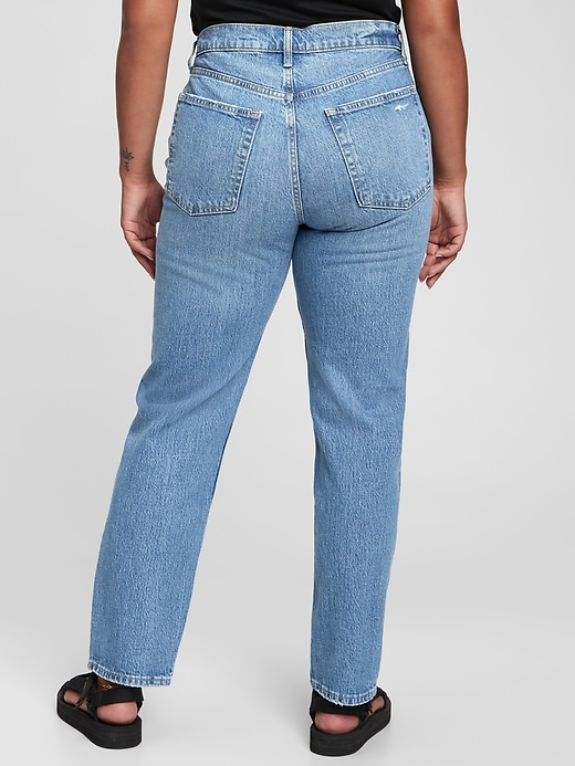 Image number 5 showing, High Rise Cheeky Straight Jeans