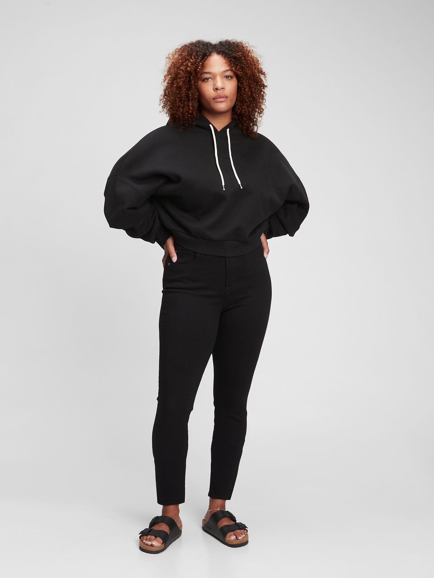 high rise true skinny jeans with washwell