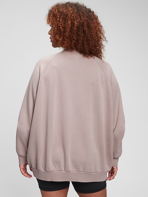 Image number 5 showing, Vintage Soft Mockneck Oversized Sweatshirt
