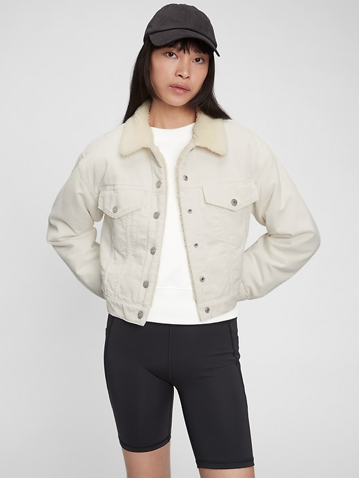 Image number 6 showing, '90s Sherpa Cord Icon Jacket