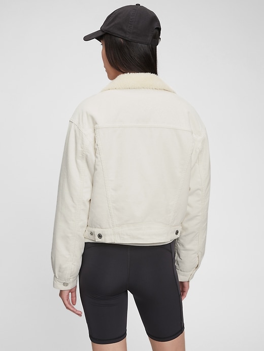 Image number 7 showing, '90s Sherpa Cord Icon Jacket