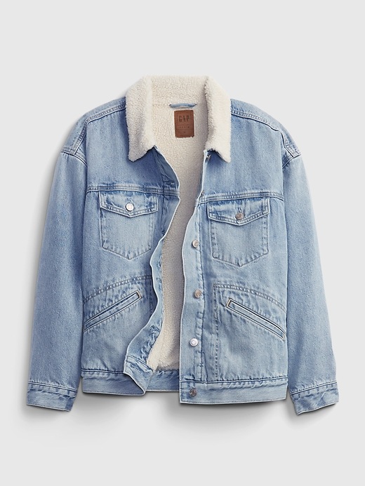 gap oversized jean jacket