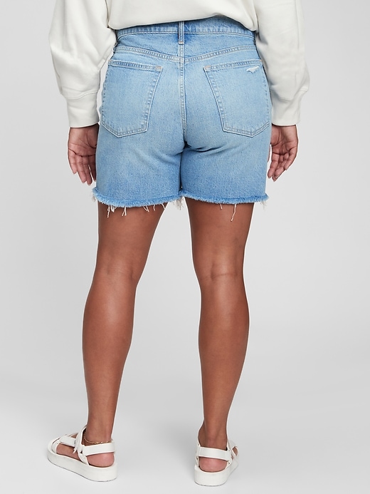 Image number 5 showing, High Rise Cheeky Midi Shorts
