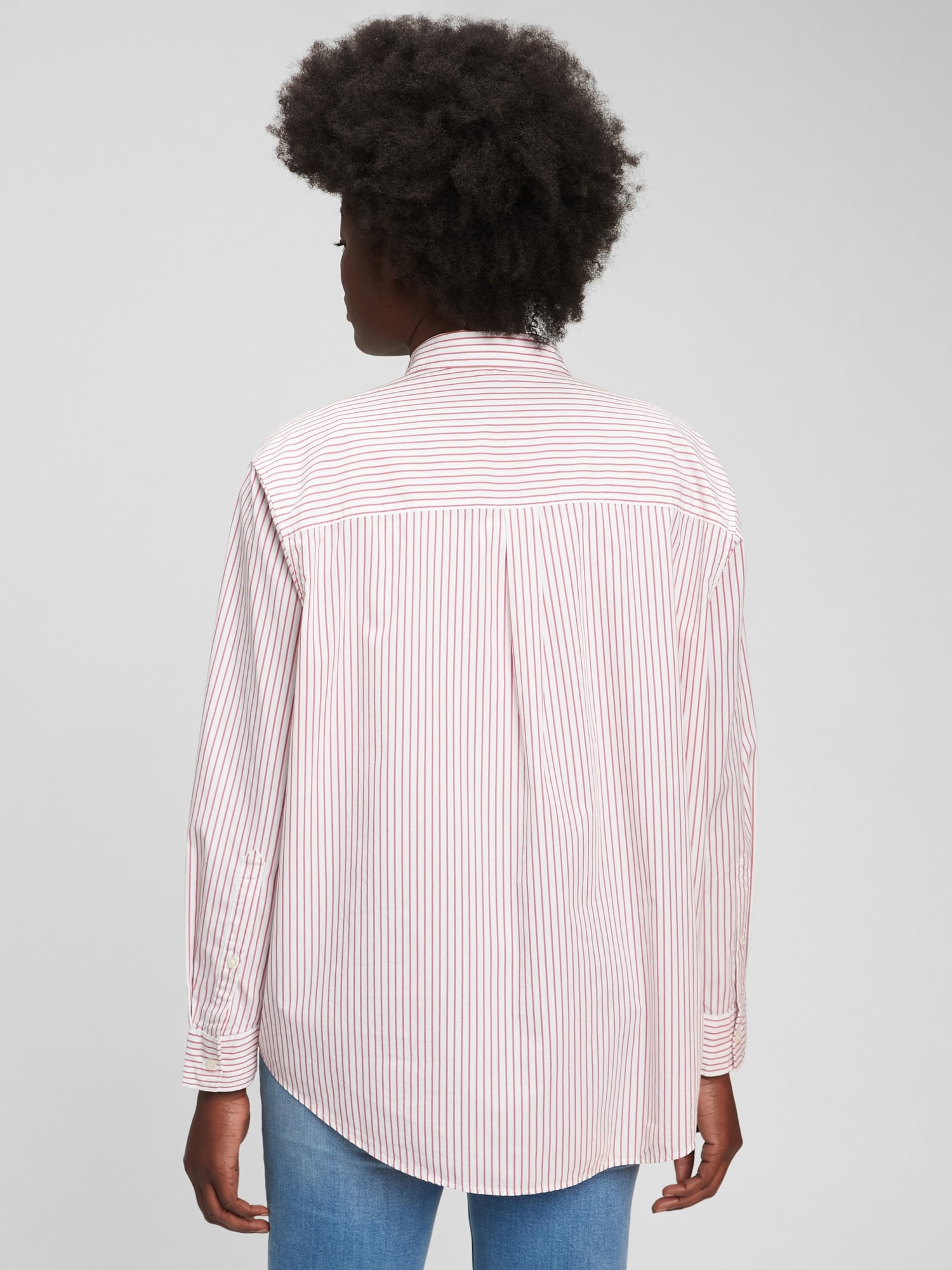 button down shirt gap