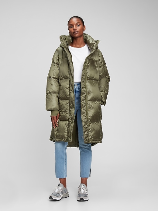 gap high shine puffer