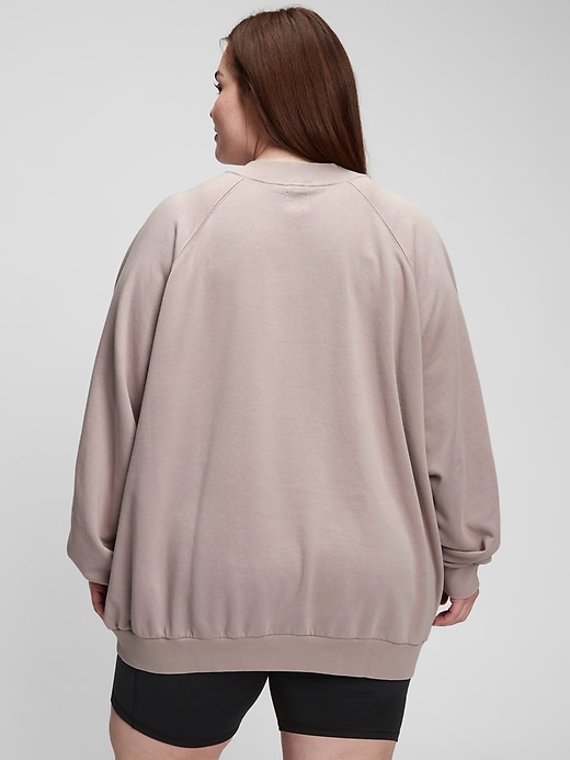 Image number 2 showing, Vintage Soft Mockneck Oversized Sweatshirt