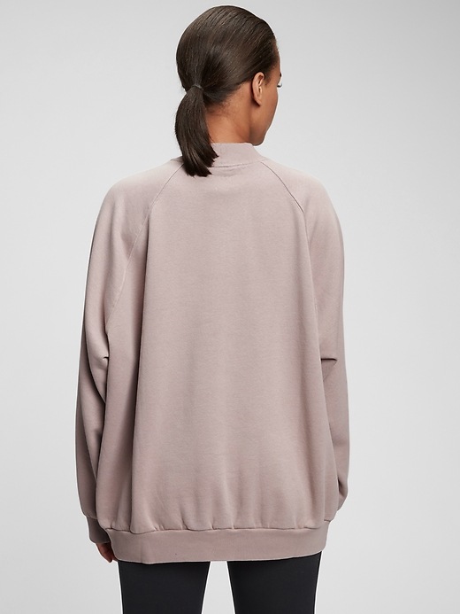 Image number 7 showing, Vintage Soft Mockneck Oversized Sweatshirt