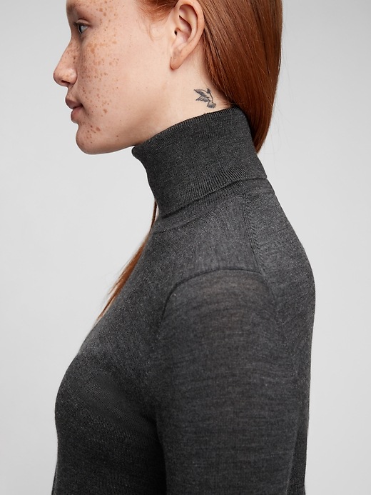 Image number 3 showing, Merino Turtleneck Sweater