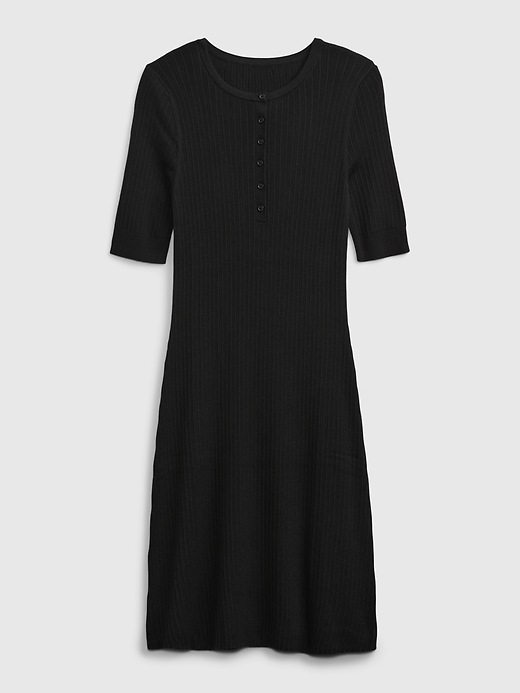 Image number 8 showing, Sweater Henley Dress