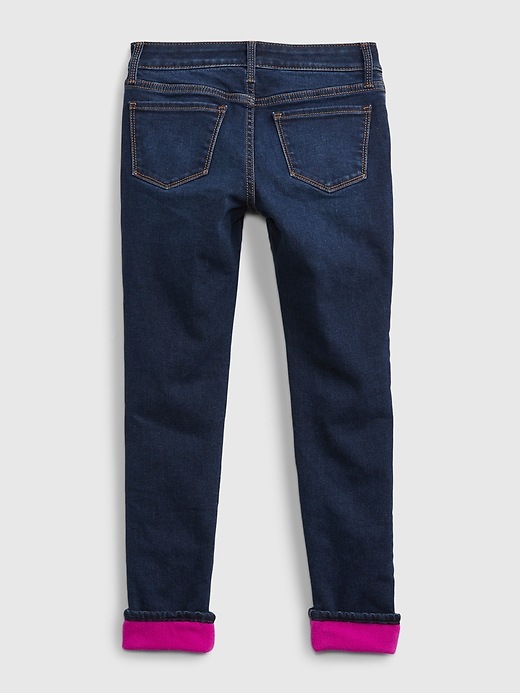 Image number 3 showing, Kids Lined Skinny Jeans with Washwell &#153