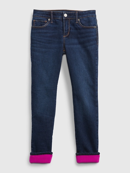 Image number 1 showing, Kids Lined Skinny Jeans with Washwell &#153