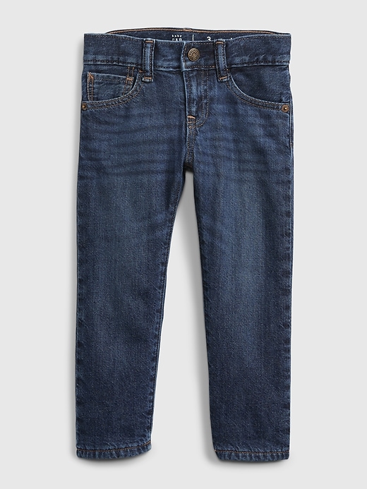 Image number 1 showing, Toddler Lined Straight Jeans