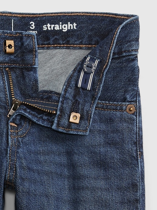 Image number 3 showing, Toddler Lined Straight Jeans