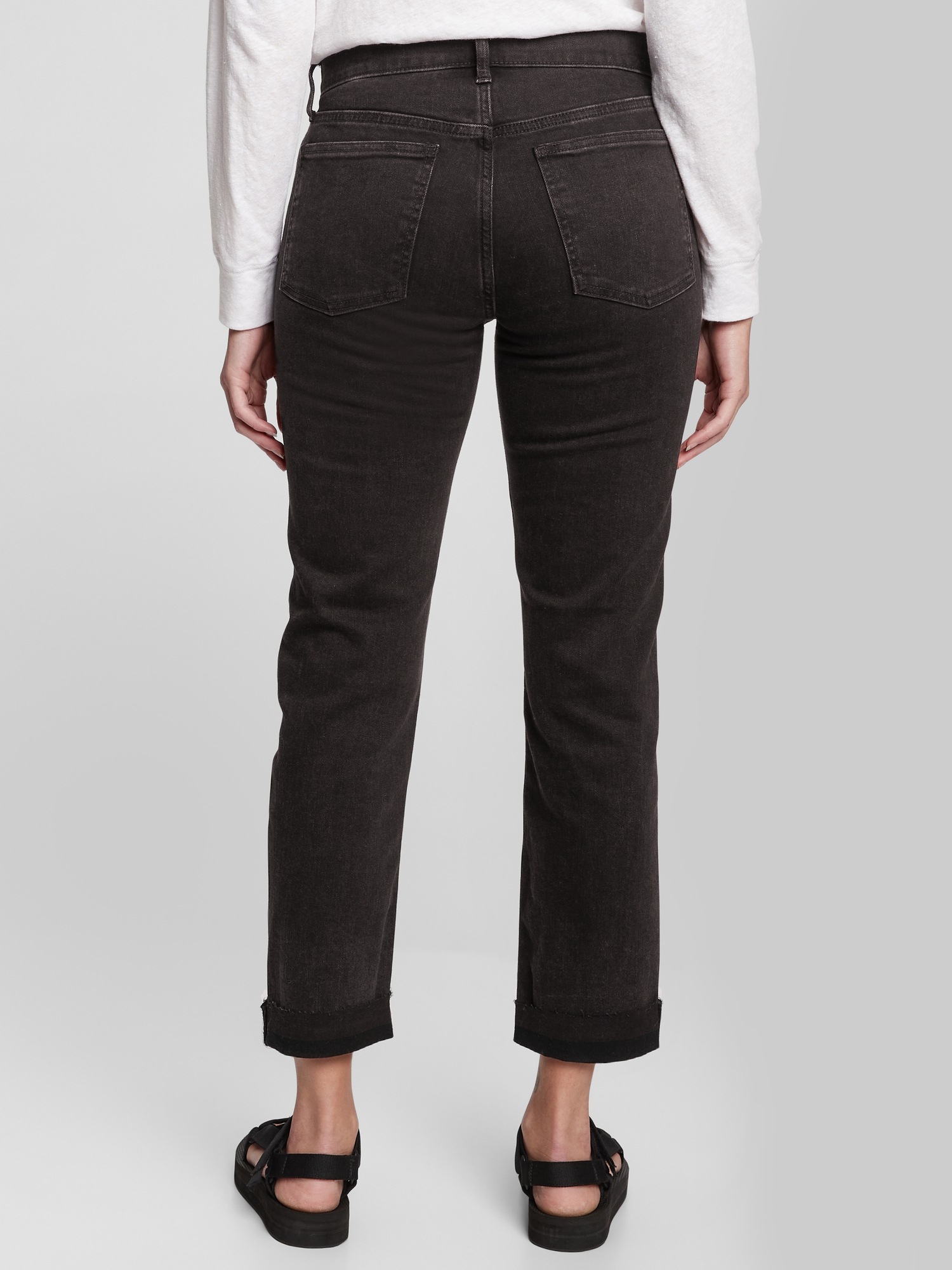 Mid Rise Girlfriend Jeans | Gap