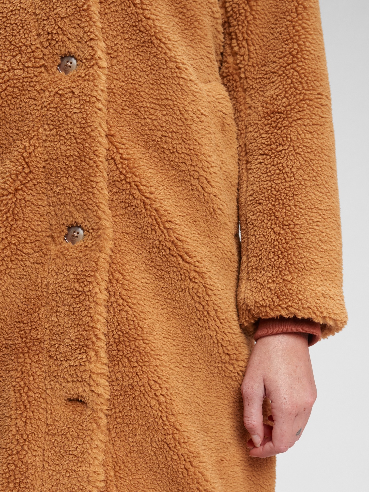 gap shearling coat
