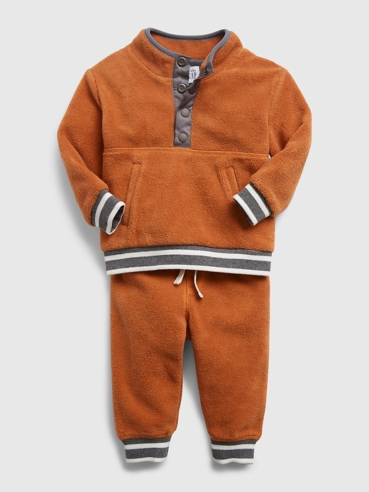 Image number 3 showing, Baby Sherpa Outfit Set