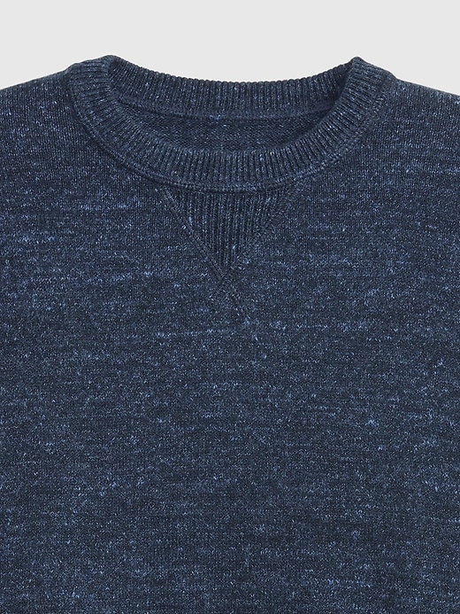 Image number 4 showing, Kids Solid Crewneck Sweater