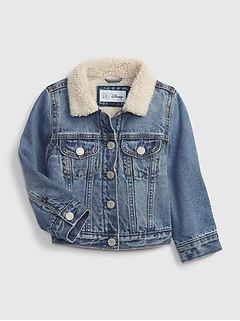 Disney Minnie Mouse Sherpa Lined Denim 