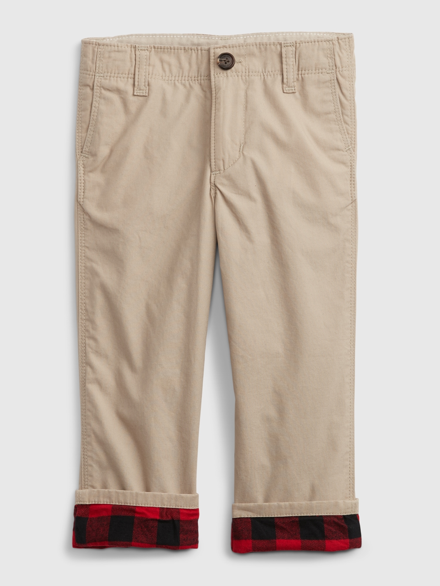 Toddler Lined Khakis