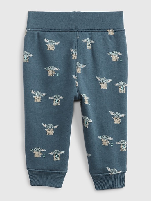 2 of 8 showing, with the color orion blue of product babyGap &#124 Star Wars™ Print Joggers