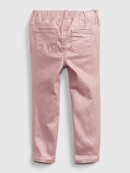 2 of 8 showing, with the color PINK STANDARD of product Toddler Pull-On Jeggings with Washwell ™