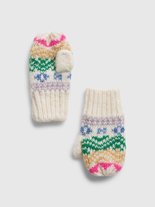 View large product image 1 of 1. Toddler Fair Isle Mittens