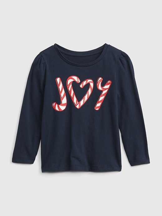 Image number 1 showing, Toddler Organic Cotton Mix and Match Holiday Graphic T-Shirt