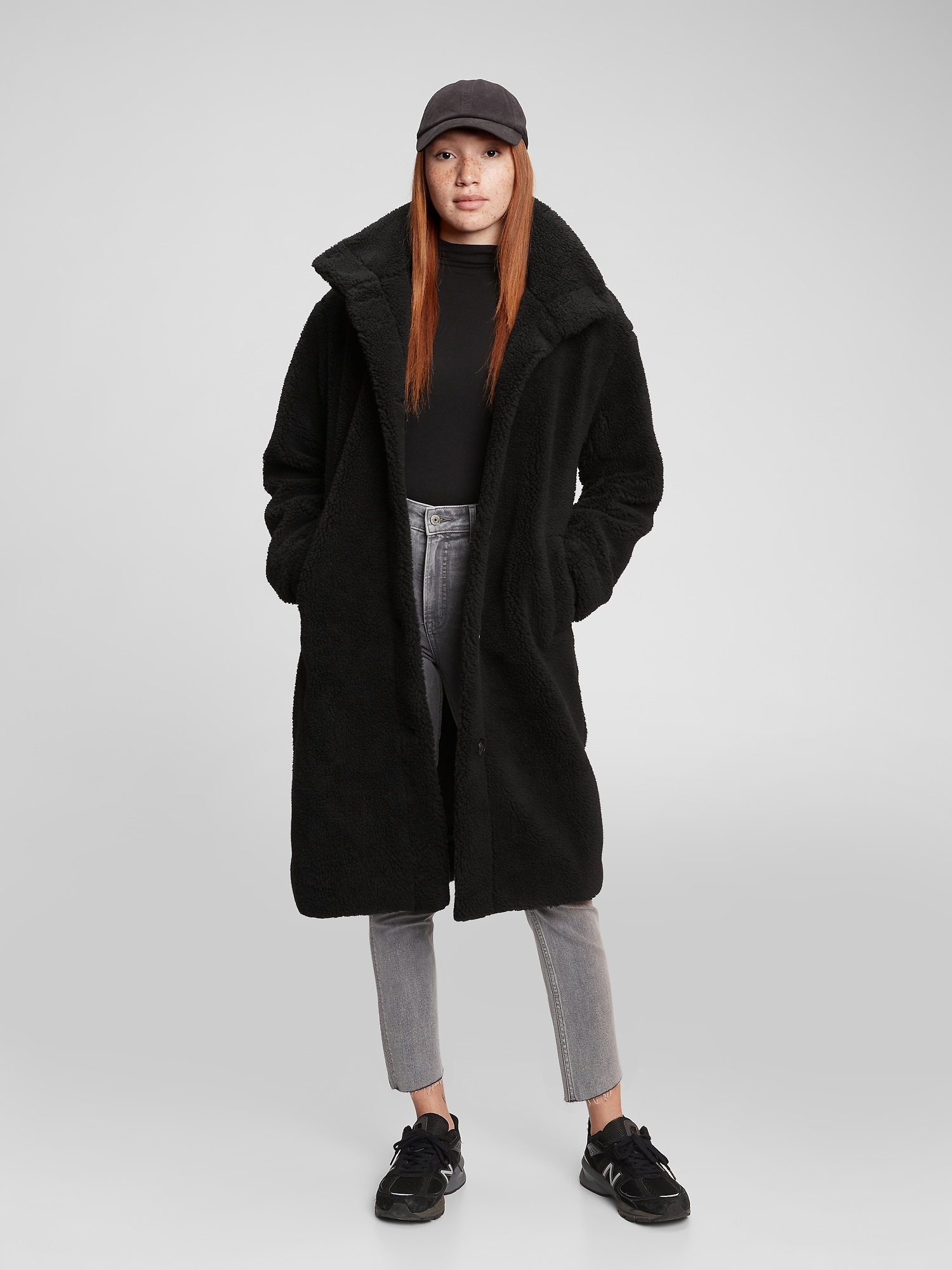 gap black coat