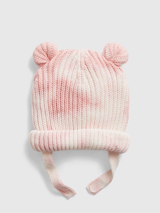 1 of 8 showing, with the color PINK TIE DYE of product Baby Tie-Dye Beanie