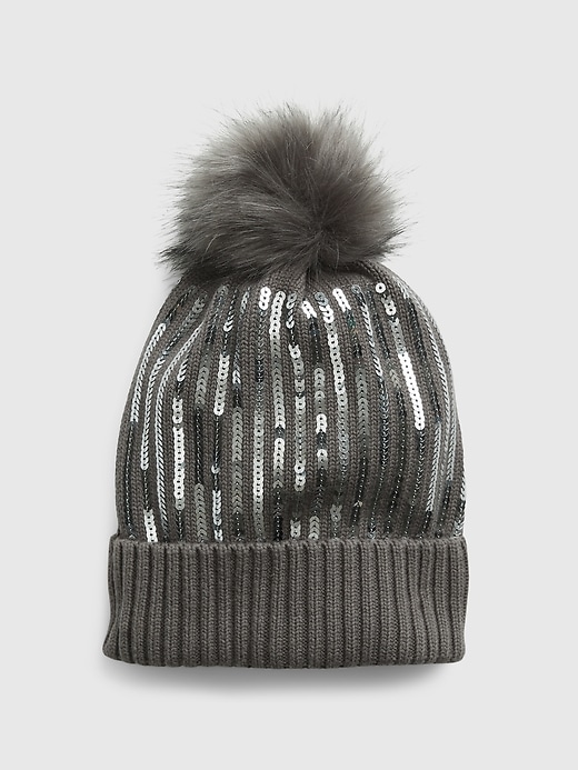 View large product image 1 of 1. Kids Sequin Beanie