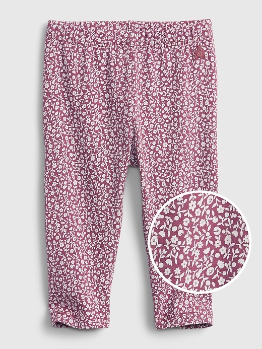View large product image 1 of 1. Baby Organic Cotton Mix and Match Print Pull-On Pants