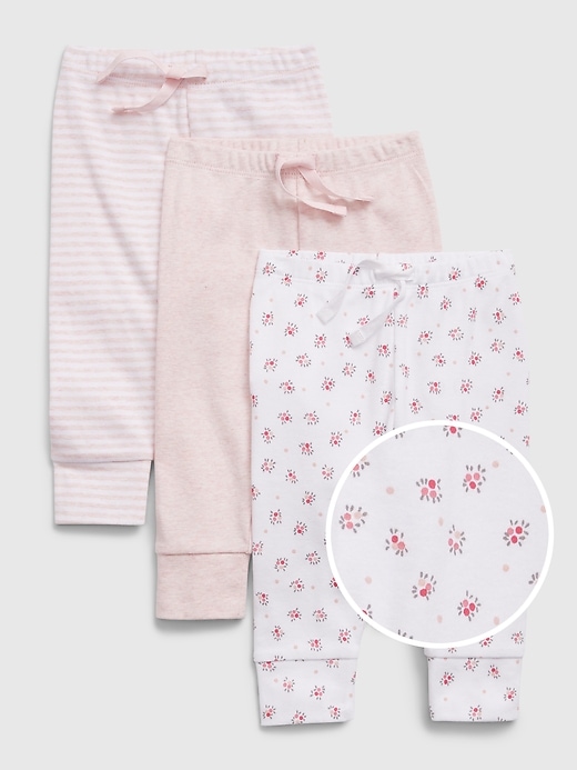 Image number 5 showing, Baby First Favorites Organic Cotton Pull-On Pants (3-Pack)