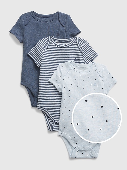 Baby 100% Organic Cotton First Favorites Bodysuit (3-Pack) | Gap