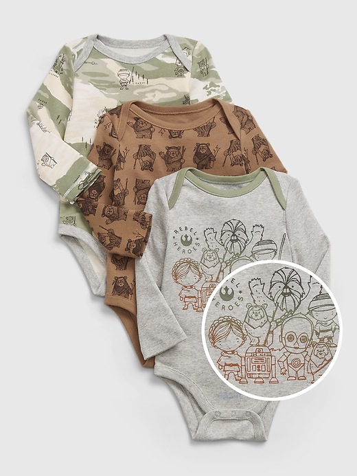 Image number 1 showing, babyGap &#124 Star Wars&#153 Bodysuit (3-Pack)