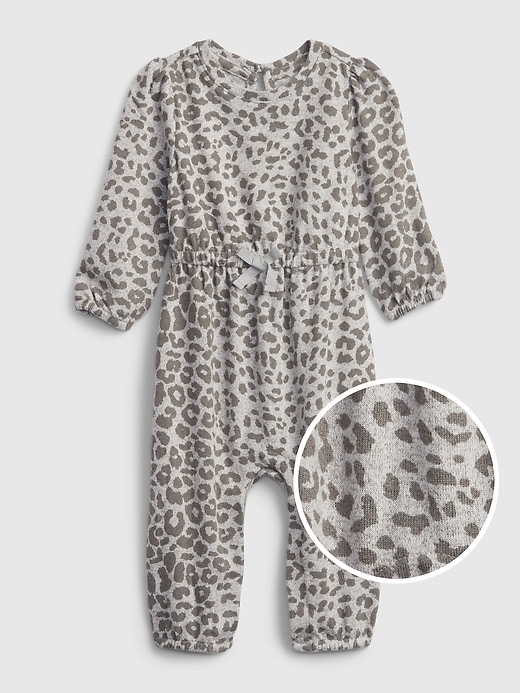 Image number 1 showing, Baby Leopard Print One-Piece