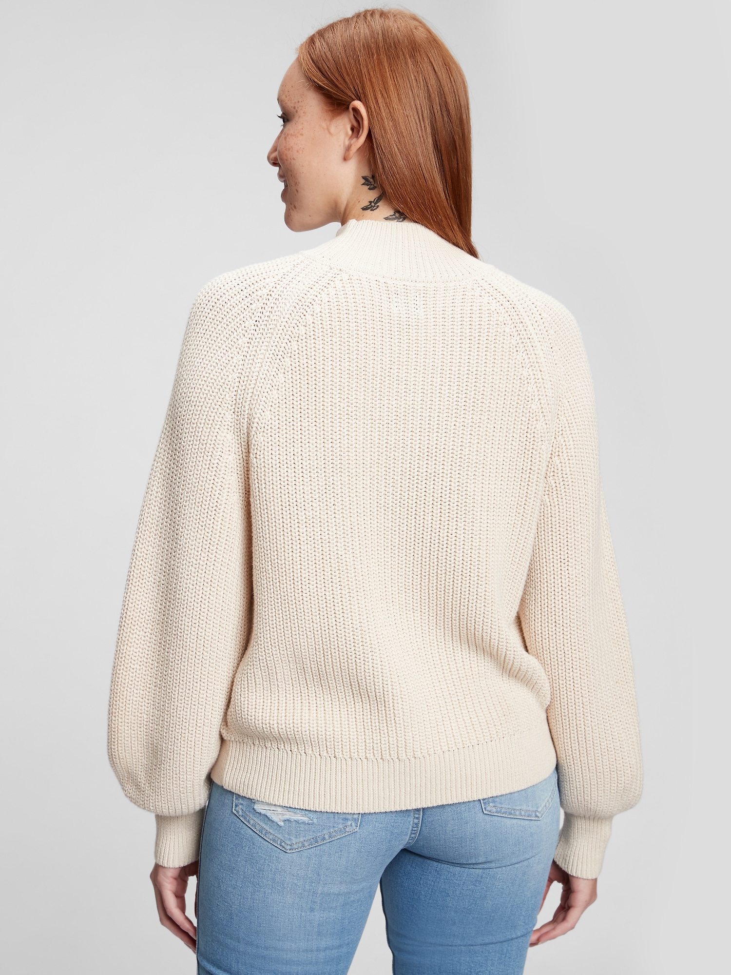 gap mock neck sweater